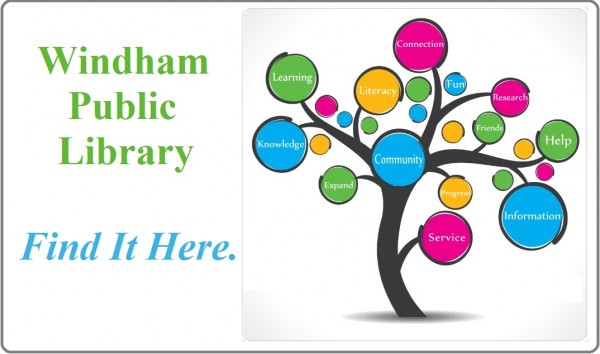 Windham Public Library card