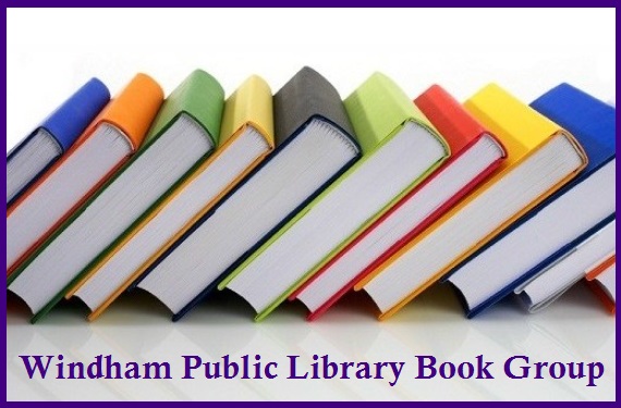 Windham Public Library Book Group- books in a row