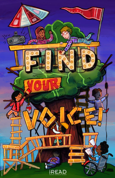 Find Your Voice Summer Reading Poster