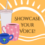 Showcase Your Voice logo with mugs