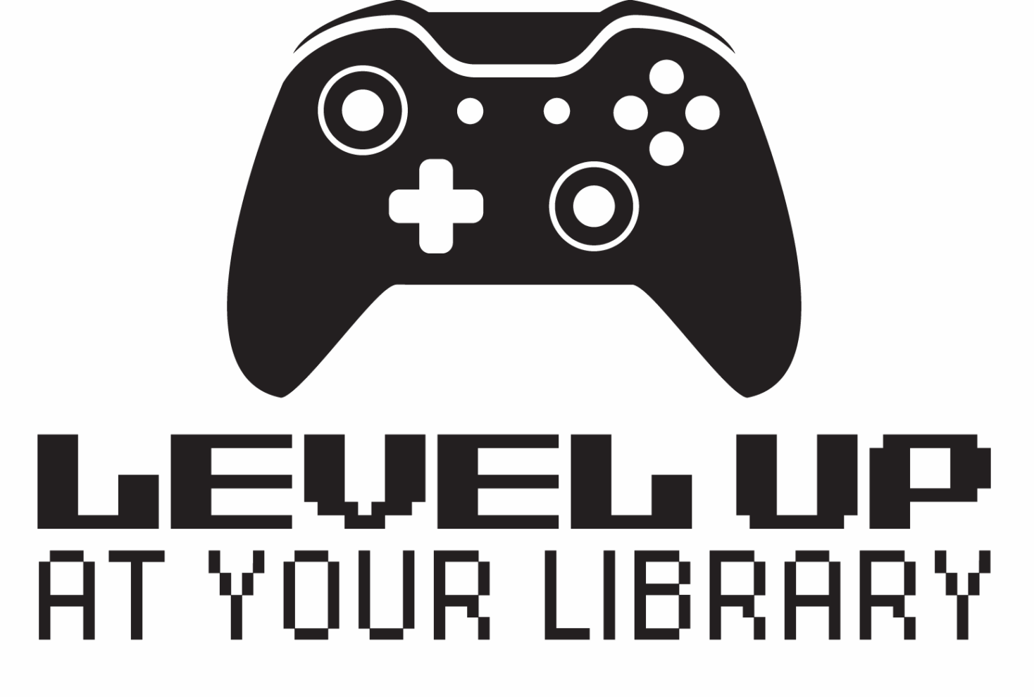 controller with level up at your library text