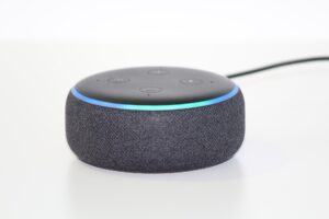picture of an echo dot