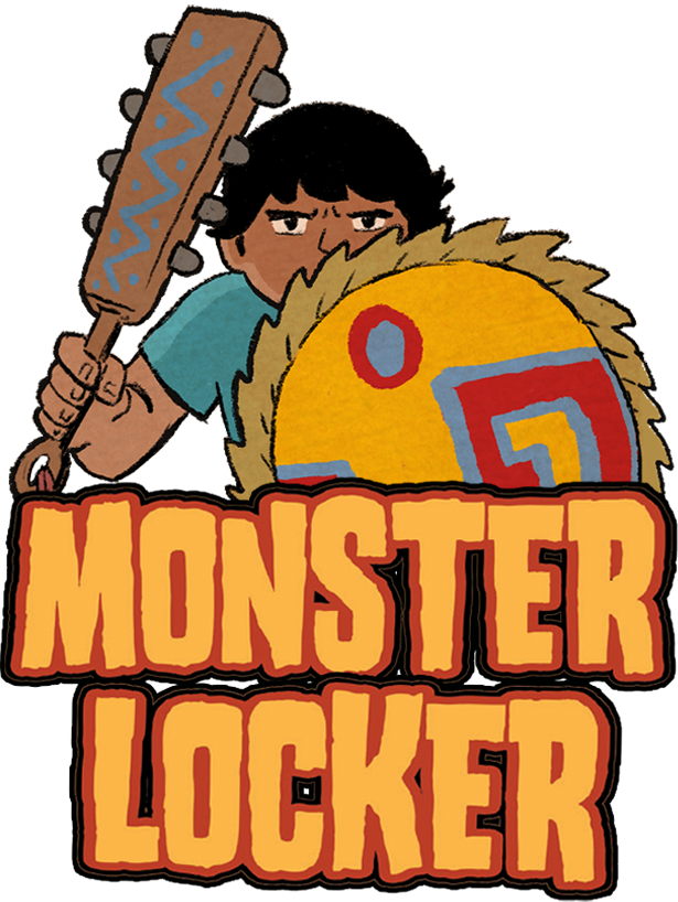 image of book cover monster locker by Andrés Vera Martínez